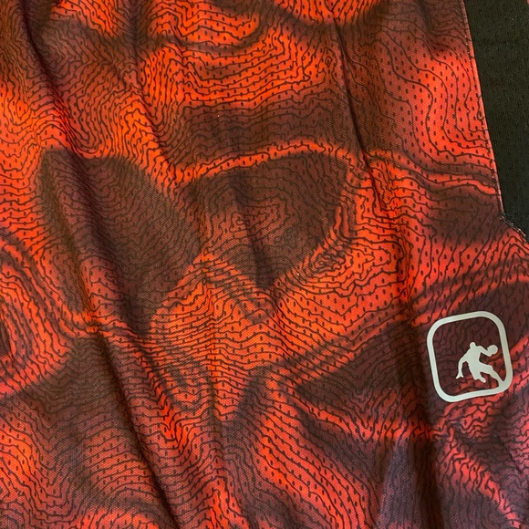 And 1 Red/Grey/Black Men’s Basketball Shorts Sz L Inseam 11” Drawstring NWT - Picture 3 of 9